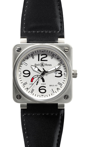 Bell&Ross BR 01-97 Réserve de marche Steel