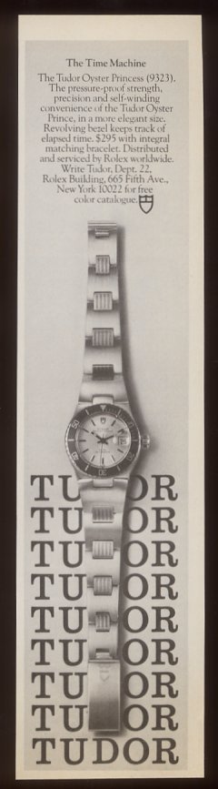 Tudor Oyster Princess Tudor Princess