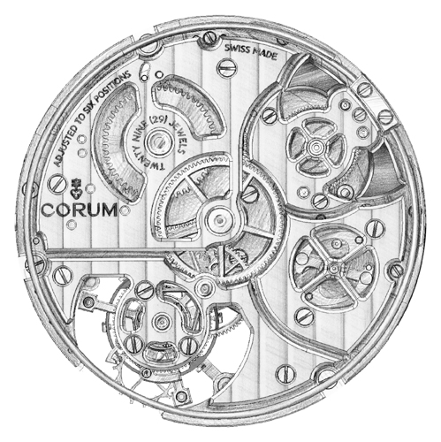 Admiral's Cup Minute Repeater Tourbillon 45 movement Admiral's Cup Minute Repeater Tourbillon 45 © Atelier XJC