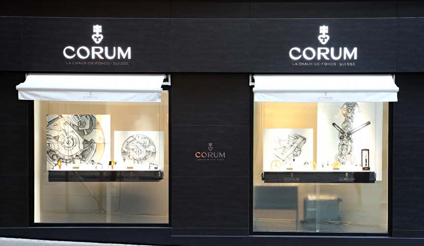 CORUM AFFIRMS ITS POSITION ON THE ASIAN MARKET BY OPENING ITS FIRST BOUTIQUE IN HONG KONG