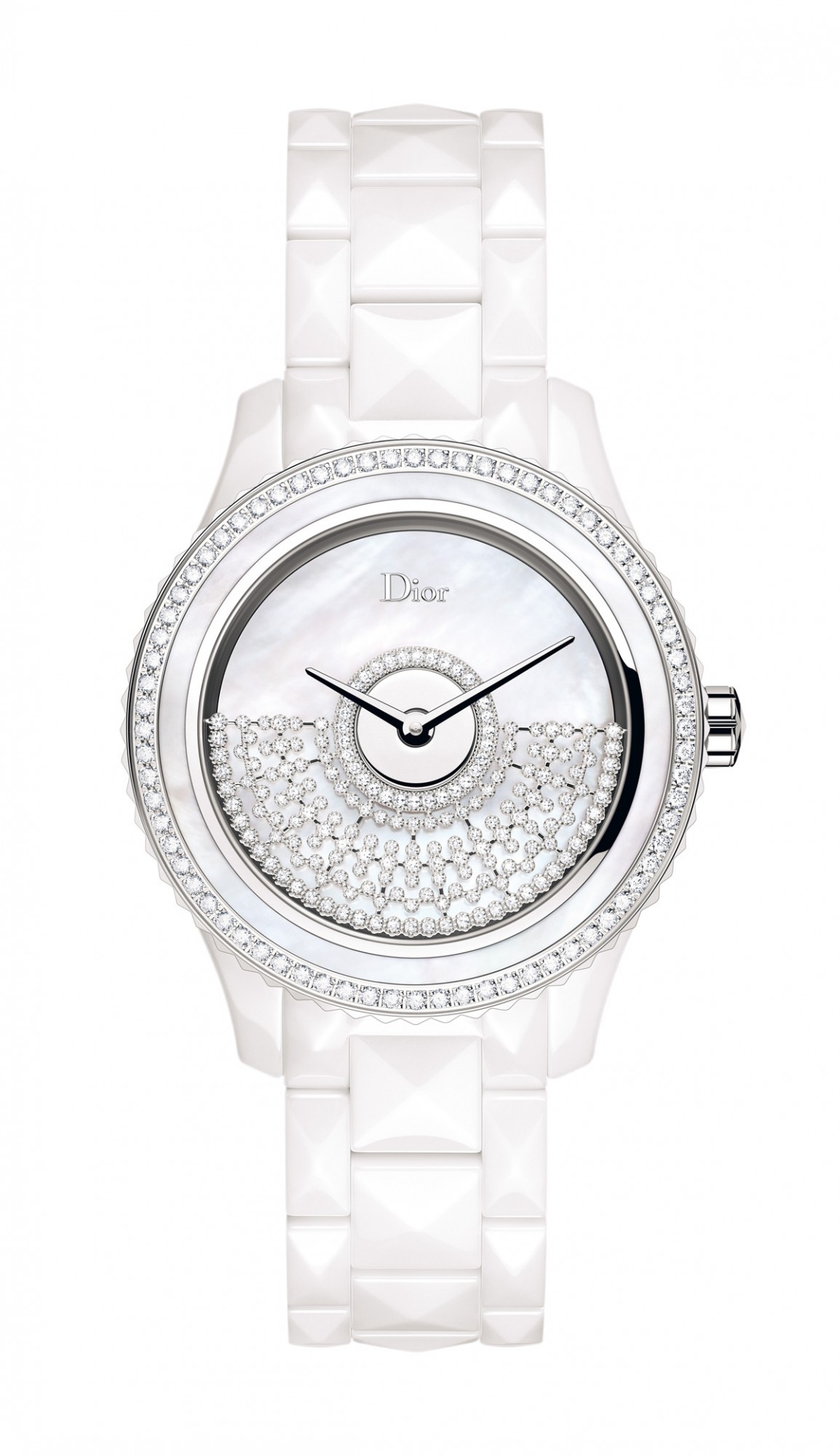 DIOR VIII GRAND BAL MODELE RESILLE BLANCHE 38 mm
