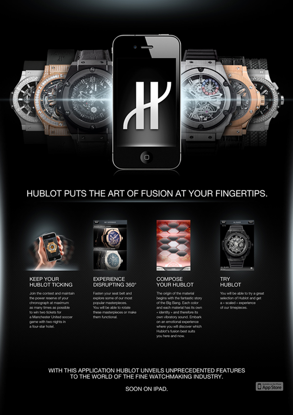 HUBLOT sur I-PHONE HUBLOT sur I-PHONE