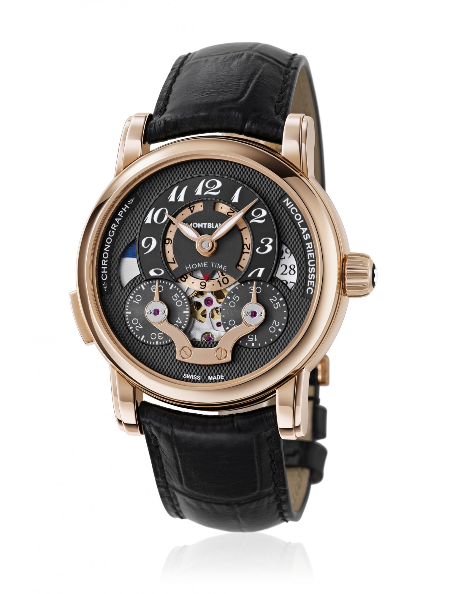 Montblanc Nicolas Rieussec Chronograph Open Hometime Montblanc Nicolas Rieussec Chronograph Open Hometime
