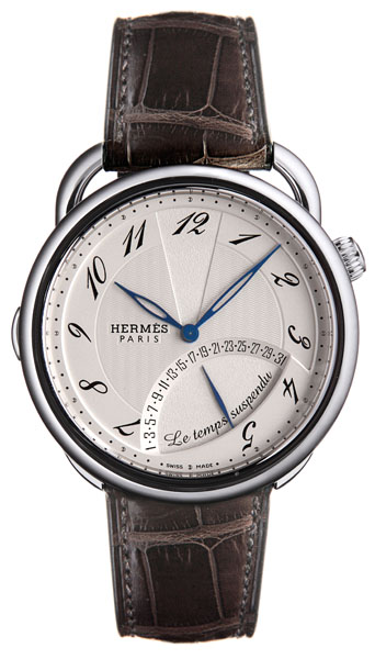Hermès Arceau Temps Supendu White Dial