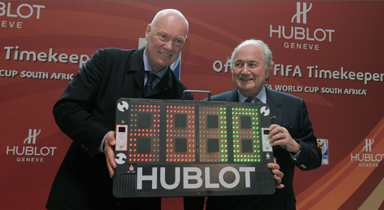 Hublot partenaire officiel de la FIFA