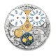 Mouvement GP1966 Full calendar recto Palladium Mouvement GP1966 Full calendar recto Palladium