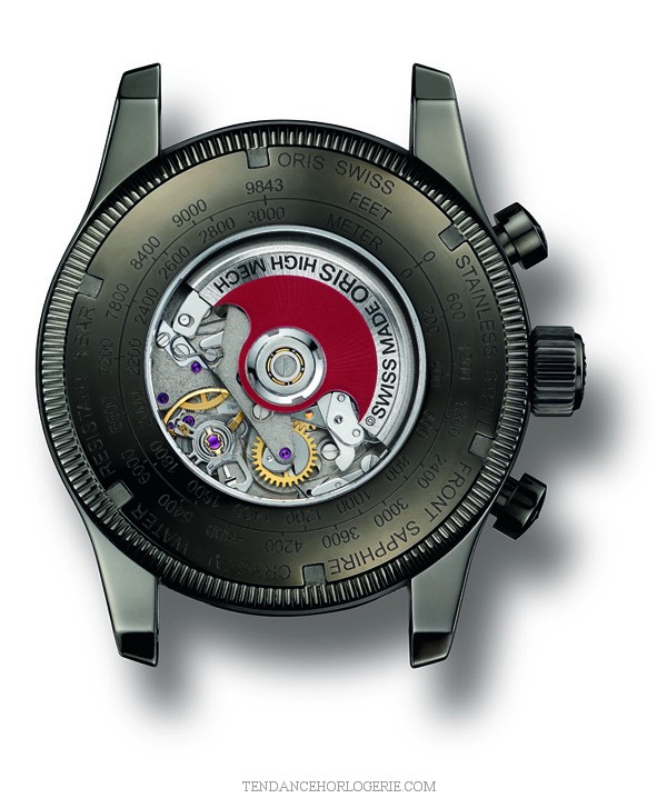 Oris Big Crown X1 Calculator Back Oris Big Crown X1 Calculator Back