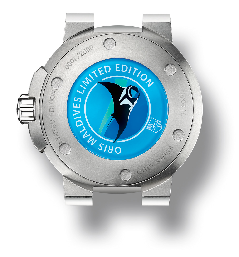 Oris Maldives Limited Edition Back Oris Maldives Limited Edition Back