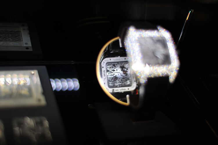 Santos 100 sertissage diamant Santos 100 sertissage diamant